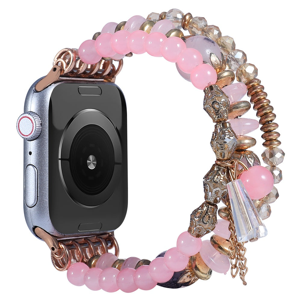 For Apple Watch Series 9 8 7 41mm SE (2023) SE SE (2022) 6 5 4 40mm 3 2 1 38mm Stylish Agate Stainless Steel Bracelet Watch Strap Watch Band For Apple Watch Series 9 8 7 41mm SE (2023) SE SE (2022) 6 5 4 40mm 3 2 1 38mm Stylish Agate Stainless Steel Bracelet Watch Strap Watch Band